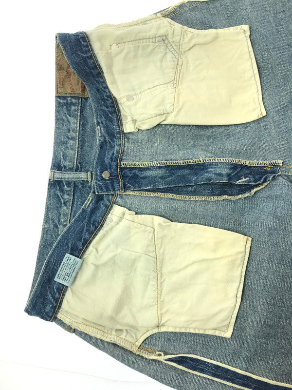 【現状渡し品】【メンズ】 WEARHOUSE&CO. ウエアハウス 2ND-HAND DENIM PANTS LOT 1105 セカンド ハンド デニム パンツ ボトムス 156-260904-rt-17-tagh サイズ：W34 L29 カラー：インディゴ 万代Net店