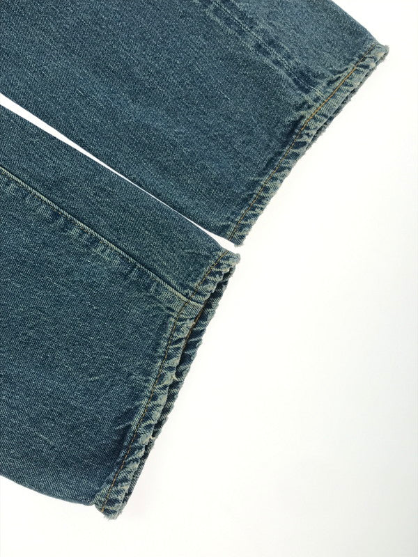 【現状渡し品】【メンズ】 WEARHOUSE&CO. ウエアハウス 2ND-HAND DENIM PANTS LOT 1105 セカンド ハンド デニム パンツ ボトムス 156-260904-rt-17-tagh サイズ：W34 L29 カラー：インディゴ 万代Net店
