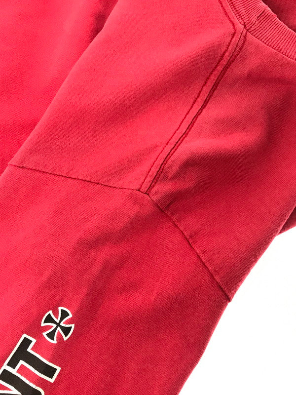 【現状渡し品】【メンズ】 INDEPENDENT インディペンデント 90-00'S IRON CROSS LONG SLEEVE TEE 90-00年代 アイアンクロス ロングスリーブ Tシャツ 長袖Tシャツ 146-260902-na-12-tagh サイズ：M カラー：レッド 万代Net店