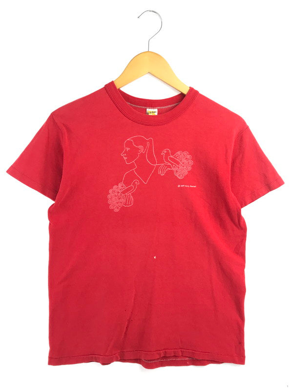 【現状渡し品】【メンズ】 RUSSELL ATHLETIC ラッセル アスレティック 70'S S/S PRINT TEE 70年代 プリントTシャツ 半袖Tシャツ 146-260902-na-11-tagh サイズ：M カラー：レッド 万代Net店