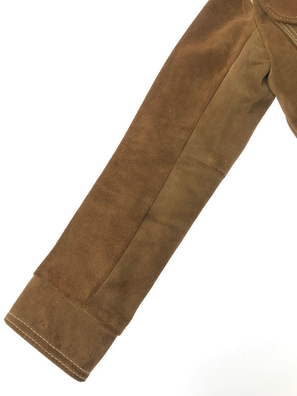 【現状渡し品】【メンズ】 Ms. PIONEER ミス パイオニア PIONEER WEAR 70S CHIMAYO PATTERN SUEDE JACKET チマヨ パターン スエード ジャケット アウター 146-260902-na-14-tagh サイズ：10 カラー：ブラウン系 万代Net店
