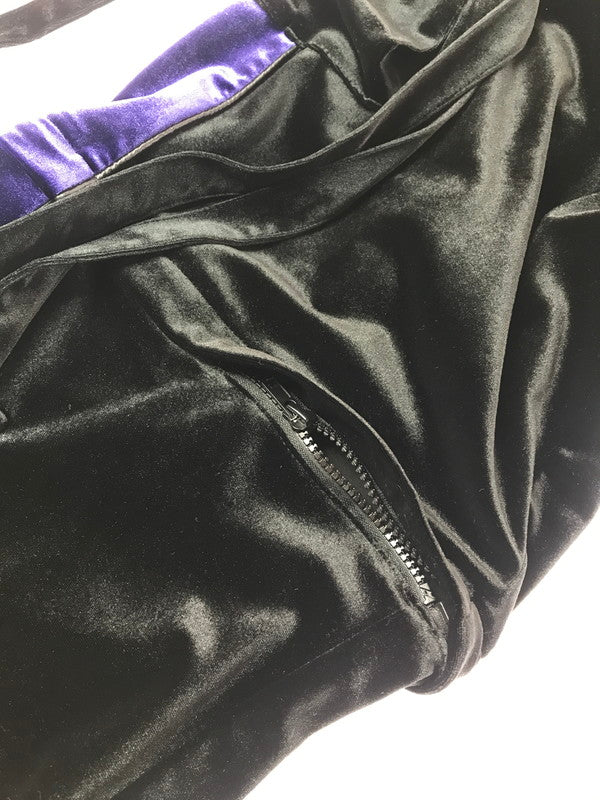 【中古品】【メンズ】 REFLEM レフレム 2WAY VELOUR WIDE CARGO PANTS RF24-C29 ベロア カーゴパンツ ボトムス 153-260902-na-19-tagh サイズ：F カラー：ブラック 万代Net店