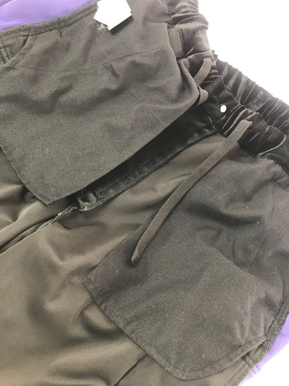【中古品】【メンズ】 REFLEM レフレム 2WAY VELOUR WIDE CARGO PANTS RF24-C29 ベロア カーゴパンツ ボトムス 153-260902-na-19-tagh サイズ：F カラー：ブラック 万代Net店