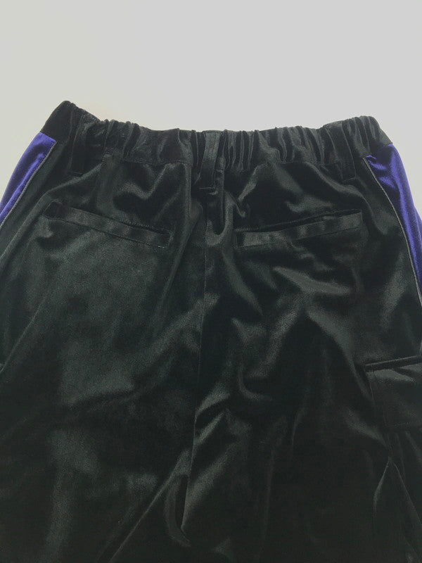 【中古品】【メンズ】 REFLEM レフレム 2WAY VELOUR WIDE CARGO PANTS RF24-C29 ベロア カーゴパンツ ボトムス 153-260902-na-19-tagh サイズ：F カラー：ブラック 万代Net店