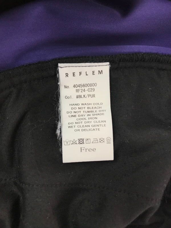 【中古品】【メンズ】 REFLEM レフレム 2WAY VELOUR WIDE CARGO PANTS RF24-C29 ベロア カーゴパンツ ボトムス 153-260902-na-19-tagh サイズ：F カラー：ブラック 万代Net店