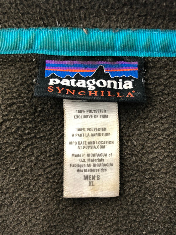 【現状渡し品】【メンズ】 PATAGONIA パタゴニア SYNCHILLA SNAP T FLEECE PULLOVER 25450FA13 2013年製 シンチラ スナップT フリース プルオーバー アウター 144-260902-na-13-tagh サイズ：XL カラー：カーキ系 万代Net店