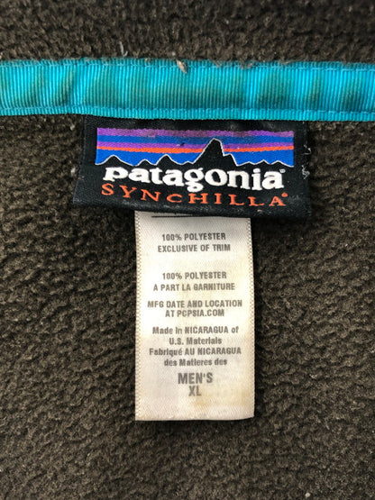 【現状渡し品】【メンズ】 PATAGONIA パタゴニア SYNCHILLA SNAP T FLEECE PULLOVER 25450FA13 2013年製 シンチラ スナップT フリース プルオーバー アウター 144-260902-na-13-tagh サイズ：XL カラー：カーキ系 万代Net店