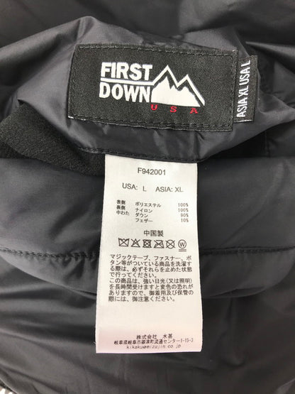 【中古品】【メンズ】 FIRST DOWN ファーストダウン BUBBLE DOWN JACKET F942001 バブル ダウンジャケット アウター 144-260902-na-28-tagh サイズ：USA:XL ASIA:XL カラー：ブラック 万代Net店