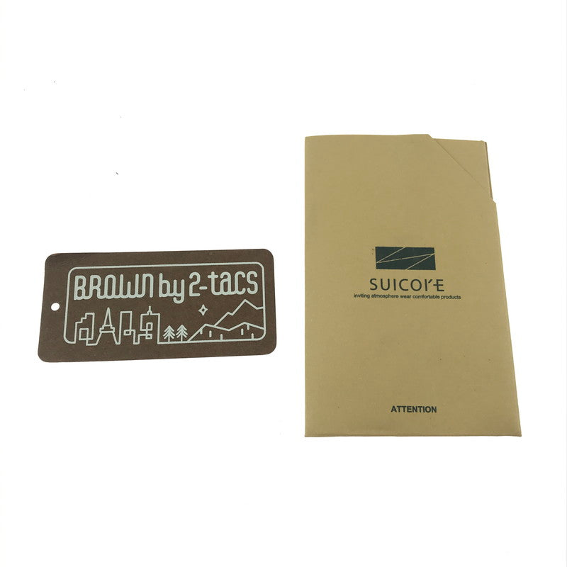 【中古品】【メンズ】 BROWN BY 2-TACS ブラウンバイツータックス LOW DROP SNEAKER BROWN B35-SC001 ロードロップ スニーカー 靴 162-260906-rt-37-tagh サイズ：28.5cm US10.5 カラー：ブラウン 万代Net店