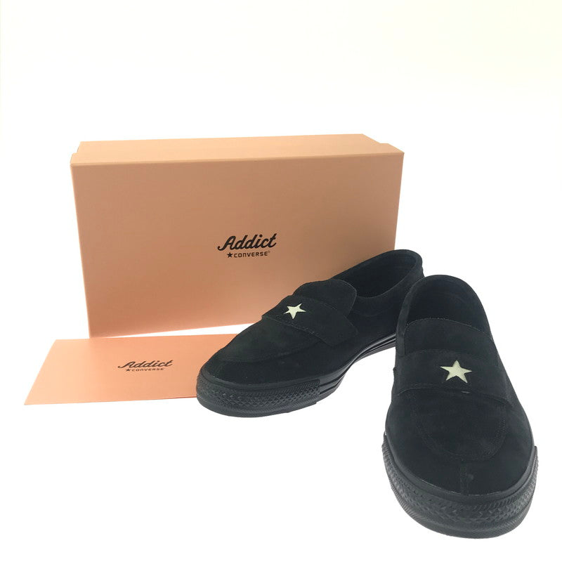 【中古品】【メンズ】 CONVERSE ADDICT コンバース アディクト ONE STAR LOAFER BLACK 1AD074 ワン スター ローファー スニーカー 靴 162-260906-rt-39-tagh サイズ：28.5cm US10 カラー：ブラック 万代Net店