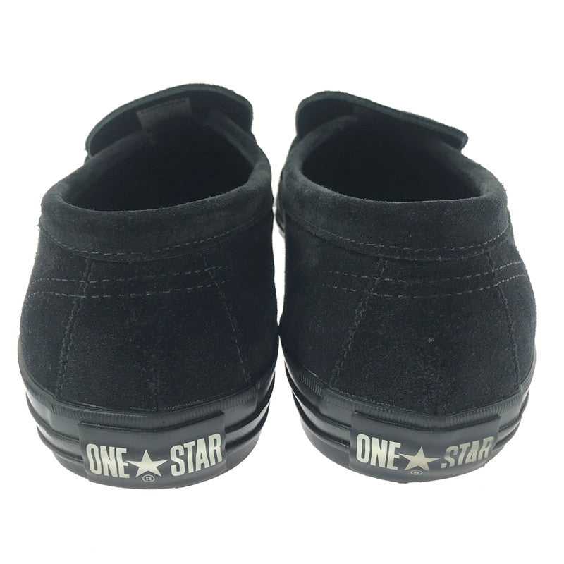 【中古品】【メンズ】 CONVERSE ADDICT コンバース アディクト ONE STAR LOAFER BLACK 1AD074 ワン スター ローファー スニーカー 靴 162-260906-rt-39-tagh サイズ：28.5cm US10 カラー：ブラック 万代Net店