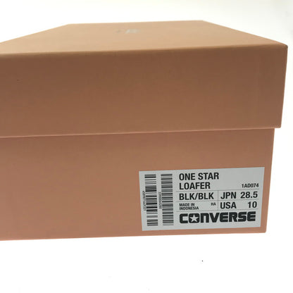 【中古品】【メンズ】 CONVERSE ADDICT コンバース アディクト ONE STAR LOAFER BLACK 1AD074 ワン スター ローファー スニーカー 靴 162-260906-rt-39-tagh サイズ：28.5cm US10 カラー：ブラック 万代Net店