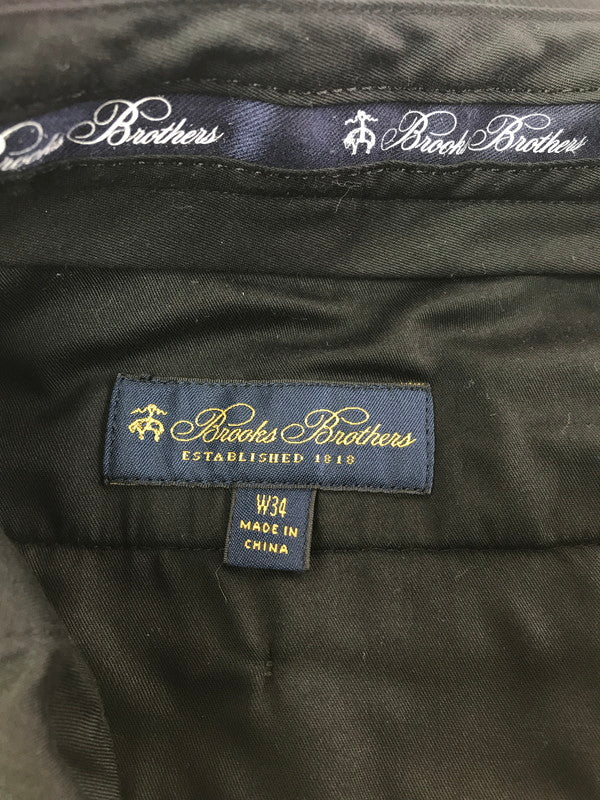 【中古品】【メンズ】 BROOKS BROTHERS ブルックスブラザーズ× RON HERMAN ロンハーマン CHINO PANTS 19-21-6556 チノパンツ ボトムス 147-260902-na-20-tagh サイズ：W34 カラー：ブラック 万代Net店