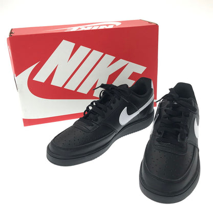 【中古美品】【メンズ】 NIKE ナイキ COURT VISION LOW FZ0630-010 コート ビジョン ロー スニーカー 靴 160-260902-na-05-tagh サイズ：26cm US 8 カラー：BLACK/BLACK-WHITE 万代Net店