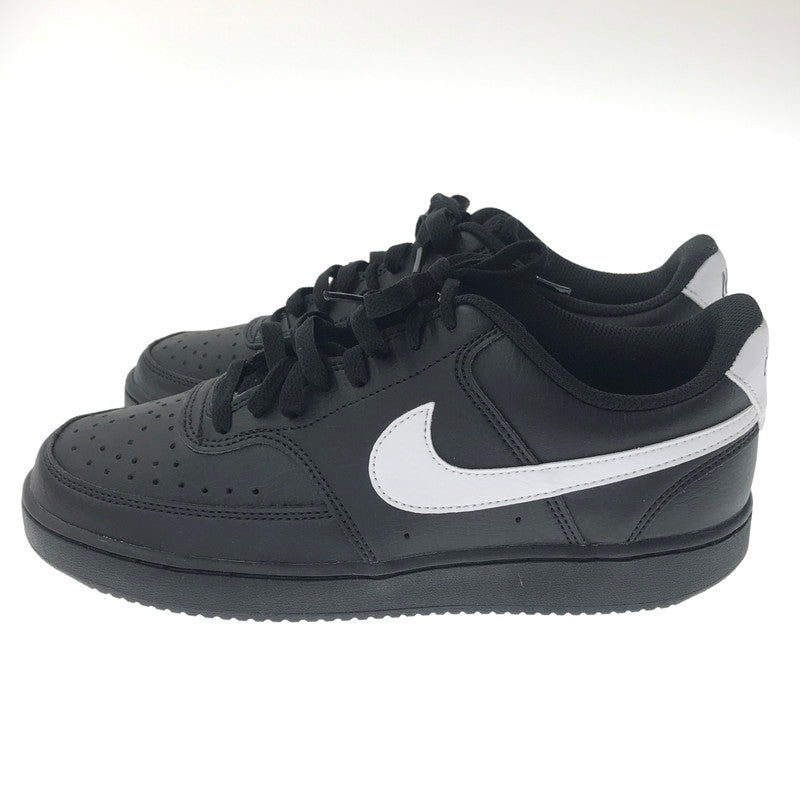 【中古美品】【メンズ】 NIKE ナイキ COURT VISION LOW FZ0630-010 コート ビジョン ロー スニーカー 靴 160-260902-na-05-tagh サイズ：26cm US 8 カラー：BLACK/BLACK-WHITE 万代Net店