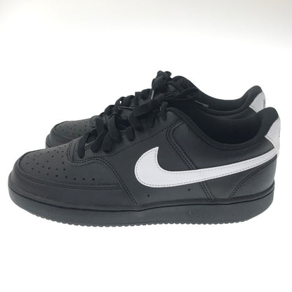 【中古美品】【メンズ】 NIKE ナイキ COURT VISION LOW FZ0630-010 コート ビジョン ロー スニーカー 靴 160-260902-na-05-tagh サイズ：26cm US 8 カラー：BLACK/BLACK-WHITE 万代Net店
