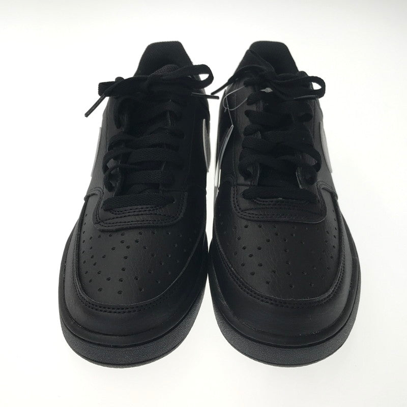 【中古美品】【メンズ】 NIKE ナイキ COURT VISION LOW FZ0630-010 コート ビジョン ロー スニーカー 靴 160-260902-na-05-tagh サイズ：26cm US 8 カラー：BLACK/BLACK-WHITE 万代Net店