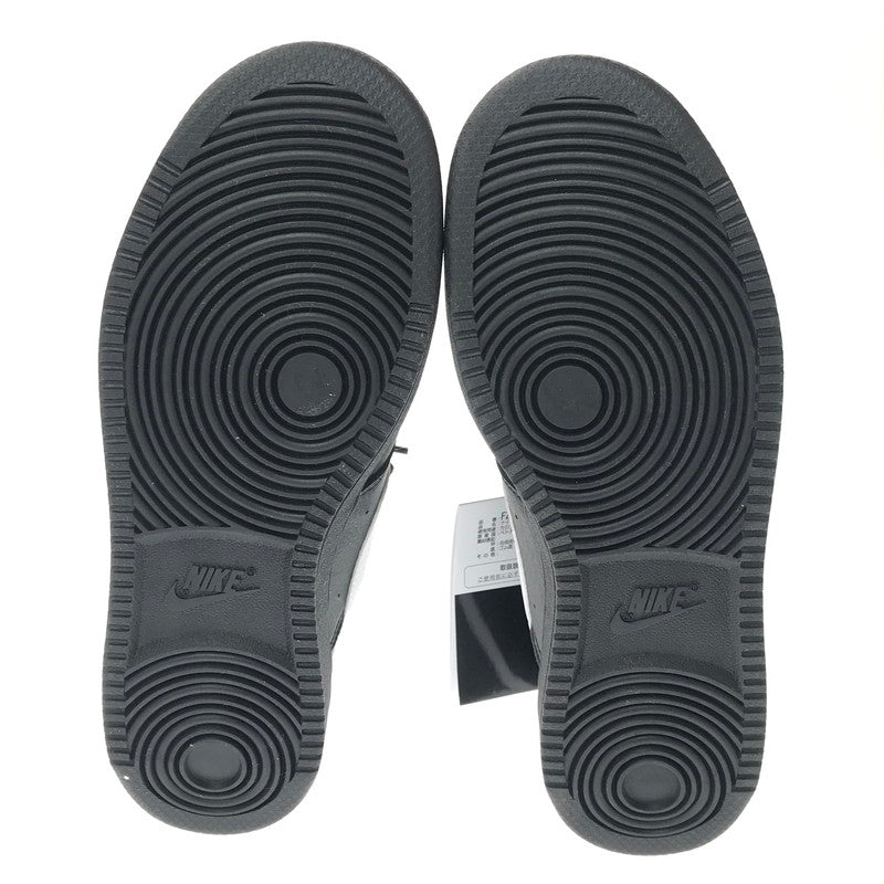 【中古美品】【メンズ】 NIKE ナイキ COURT VISION LOW FZ0630-010 コート ビジョン ロー スニーカー 靴 160-260902-na-05-tagh サイズ：26cm US 8 カラー：BLACK/BLACK-WHITE 万代Net店