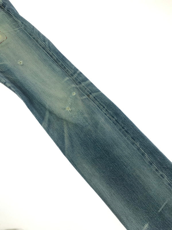【現状渡し品】【メンズ】 HYSTERIC GLAMOUR ヒステリックグラマー DISTRESSED STUDDED DENIM PANTS 4AP-1553 ディストレスト スタッズ デニム パンツ ジーンズ 151-260904-rt-19-tagh サイズ：34 カラー：インディゴ 万代Net店
