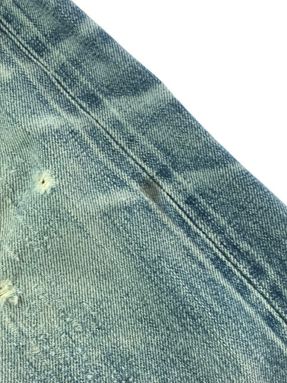 【現状渡し品】【メンズ】 HYSTERIC GLAMOUR ヒステリックグラマー DISTRESSED STUDDED DENIM PANTS 4AP-1553 ディストレスト スタッズ デニム パンツ ジーンズ 151-260904-rt-19-tagh サイズ：34 カラー：インディゴ 万代Net店
