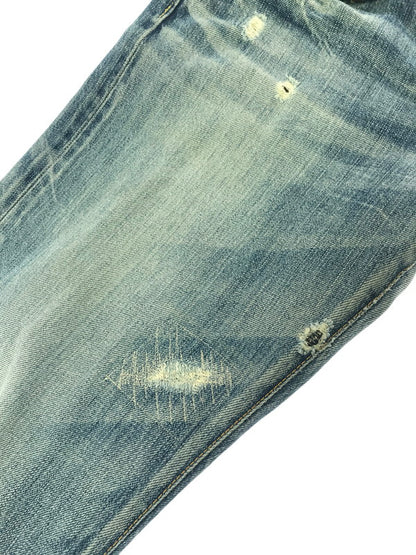 【現状渡し品】【メンズ】 HYSTERIC GLAMOUR ヒステリックグラマー DISTRESSED STUDDED DENIM PANTS 4AP-1553 ディストレスト スタッズ デニム パンツ ジーンズ 151-260904-rt-19-tagh サイズ：34 カラー：インディゴ 万代Net店