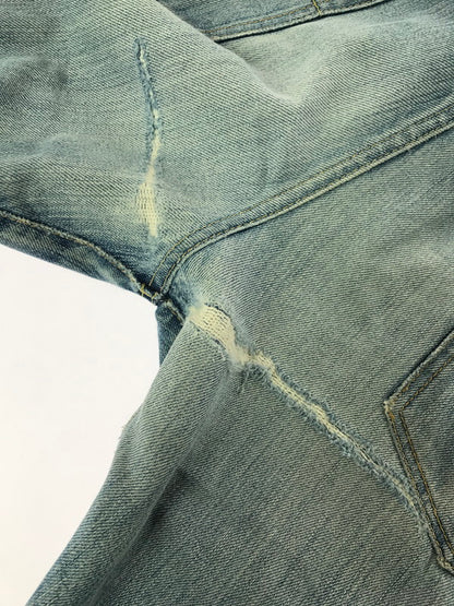 【現状渡し品】【メンズ】 HYSTERIC GLAMOUR ヒステリックグラマー DISTRESSED STUDDED DENIM PANTS 4AP-1553 ディストレスト スタッズ デニム パンツ ジーンズ 151-260904-rt-19-tagh サイズ：34 カラー：インディゴ 万代Net店