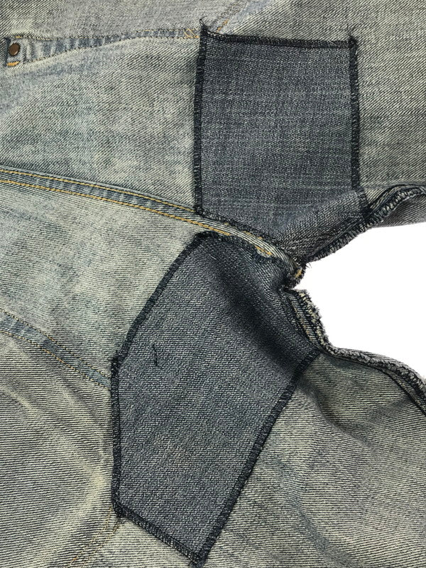 【現状渡し品】【メンズ】 HYSTERIC GLAMOUR ヒステリックグラマー DISTRESSED STUDDED DENIM PANTS 4AP-1553 ディストレスト スタッズ デニム パンツ ジーンズ 151-260904-rt-19-tagh サイズ：34 カラー：インディゴ 万代Net店