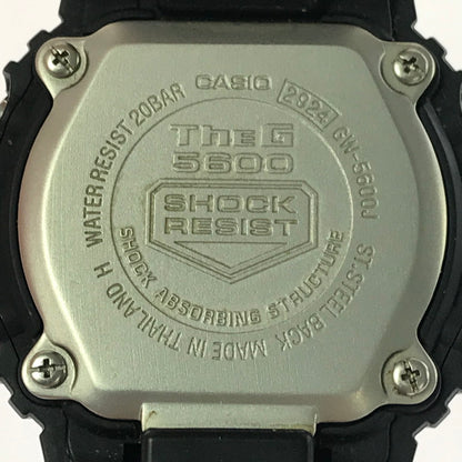 【中古品】【メンズ】 G-SHOCK ジーショック DIGITAL TOUGH SOLAR WATCH GW-5600J-1JF デジタル タフソーラー 腕時計 196-260912-na-02-tagh カラー：ブラック 万代Net店