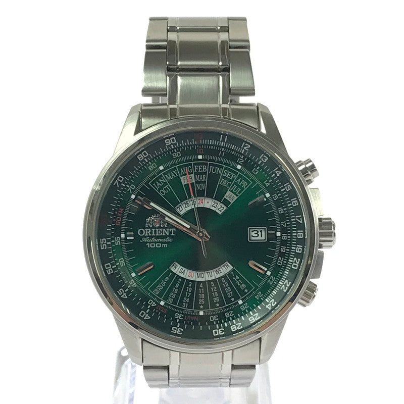 【中古品】【メンズ】 ORIENT オリエント EU07-C2-B マルチイヤーカレンダー 自動巻き 時計 197-260912-na-10-tagh カラー：シルバー 万代Net店