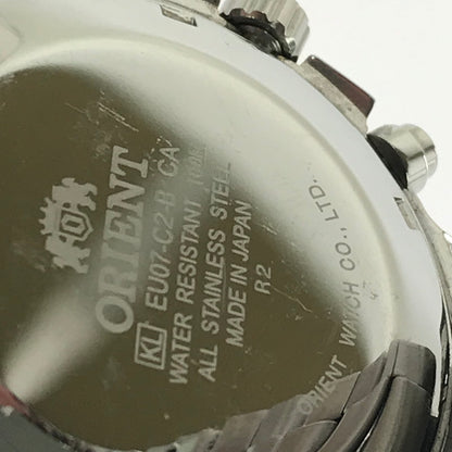 【中古品】【メンズ】 ORIENT オリエント EU07-C2-B マルチイヤーカレンダー 自動巻き 時計 197-260912-na-10-tagh カラー：シルバー 万代Net店