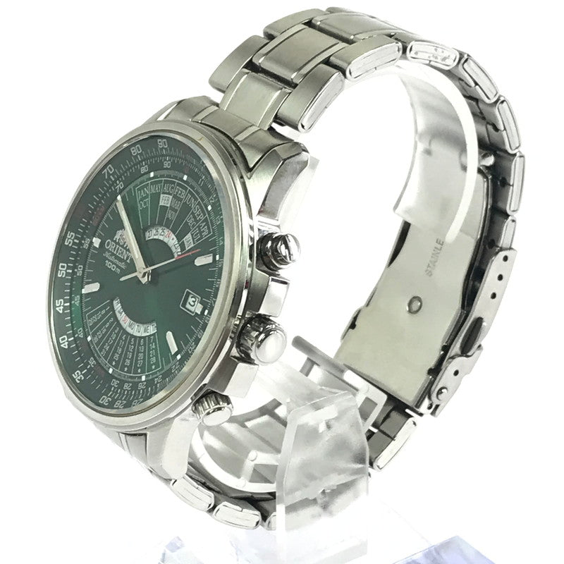 【中古品】【メンズ】 ORIENT オリエント EU07-C2-B マルチイヤーカレンダー 自動巻き 時計 197-260912-na-10-tagh カラー：シルバー 万代Net店