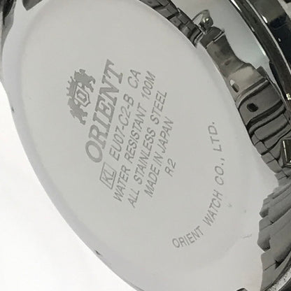 【中古品】【メンズ】 ORIENT オリエント EU07-C2-B マルチイヤーカレンダー 自動巻き 時計 197-260912-na-10-tagh カラー：シルバー 万代Net店