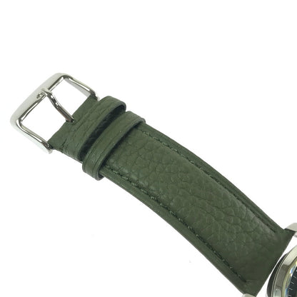 【中古品】【メンズ】 ORIENT オリエント QUARTZ CHRONOGRAPH WATCH TT0U-C0-B クォーツ クロノグラフ 腕時計 198-260912-na-09-tagh カラー：カーキ/シルバー 万代Net店