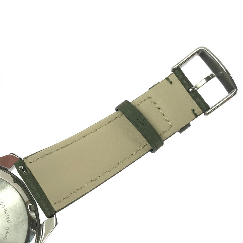 【中古品】【メンズ】 ORIENT オリエント QUARTZ CHRONOGRAPH WATCH TT0U-C0-B クォーツ クロノグラフ 腕時計 198-260912-na-09-tagh カラー：カーキ/シルバー 万代Net店