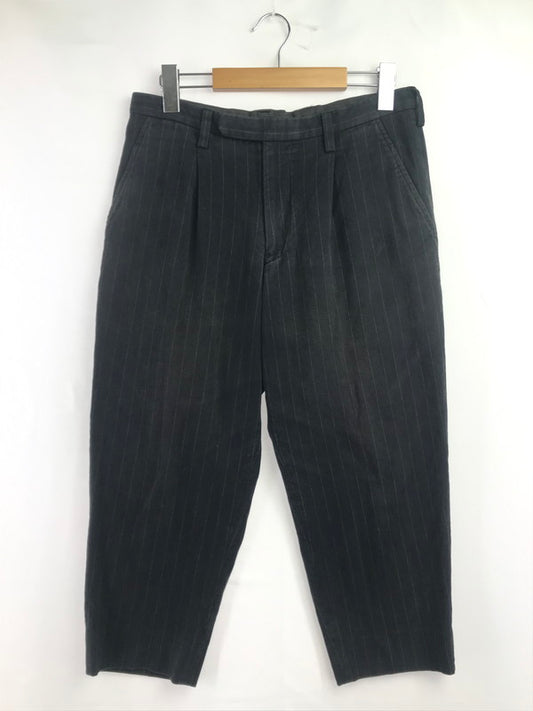 【中古品】【メンズ】 KOLOR カラー WIDE STRIPE PANTS BLACK 21WCM-P0614 ワイド ストライプ パンツ ボトムス 151-260904-rt-13-tagh サイズ：2 カラー：ブラック 万代Net店