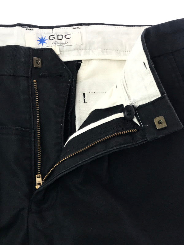 【中古品】【メンズ】 GDC ジーディーシー ASYMMETRY SLACKS BLACK M28008 アシンメトリー スラックス ボトムス 151-260904-rt-14-tagh サイズ：M カラー：ブラック 万代Net店