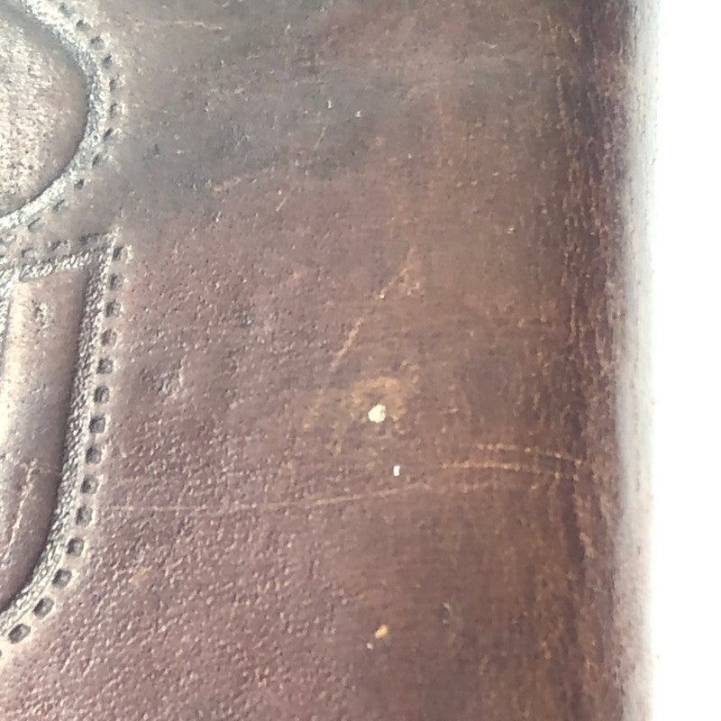 【現状渡し品】【メンズ】 EVISU エヴィス LEATHER LONG WALLET レザー ロング ウォレット 長財布 200-260912-rt-09-tagh カラー：ブラウン 万代Net店