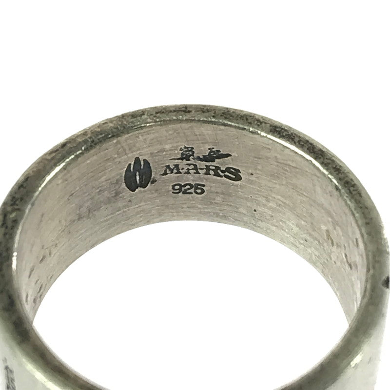【中古品】【メンズ】 MARS マーズ SV925 ENGLISH MESSAGE RING シルバー925 イングリッシュ メッセージ 平打リング アクセサリー 192-260906-rt-25-tagh カラー：シルバー 万代Net店