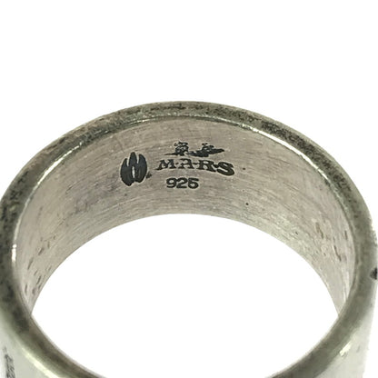 【中古品】【メンズ】 MARS マーズ SV925 ENGLISH MESSAGE RING シルバー925 イングリッシュ メッセージ 平打リング アクセサリー 192-260906-rt-25-tagh カラー：シルバー 万代Net店