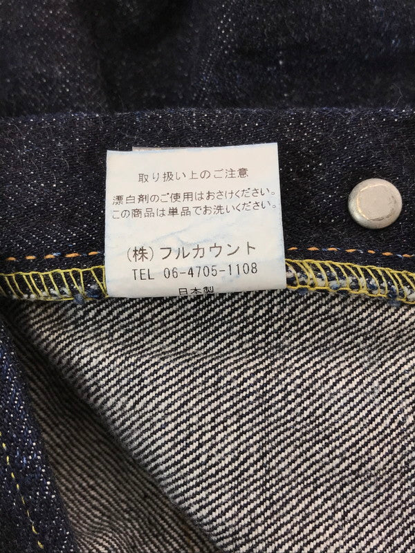 【中古品】【メンズ】 FULL COUNT フルカウント SLIM STRAIGHT DENIM PANTS 1108XX スリム ストレート デニム パンツ ジーンズ ボトムス 156-260904-rt-50-tagh サイズ：34 カラー：インディゴ 万代Net店