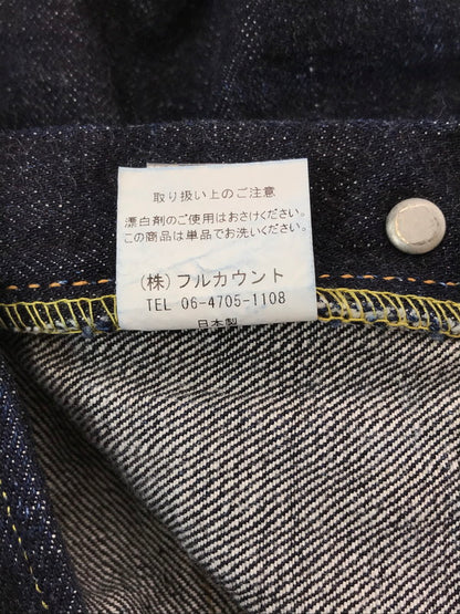 【中古品】【メンズ】 FULL COUNT フルカウント SLIM STRAIGHT DENIM PANTS 1108XX スリム ストレート デニム パンツ ジーンズ ボトムス 156-260904-rt-50-tagh サイズ：34 カラー：インディゴ 万代Net店