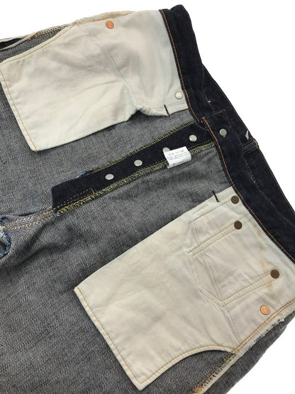 【中古品】【メンズ】 FULL COUNT フルカウント SLIM STRAIGHT DENIM PANTS 1108XX スリム ストレート デニム パンツ ジーンズ ボトムス 156-260904-rt-50-tagh サイズ：34 カラー：インディゴ 万代Net店
