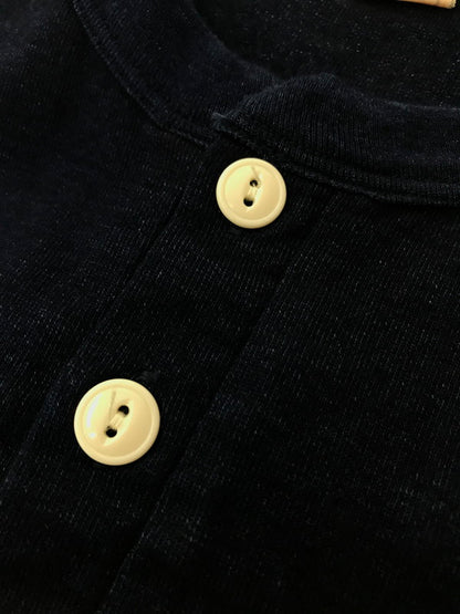 【中古品】【メンズ】 WAREHOUSE ウエアハウス SS HENLEY NECK T-SHIRT INDIGO ヘンリーネック ショートスリーブ Tシャツ トップス 145-260904-rt-42-tagh サイズ：XL カラー：インディゴ 万代Net店