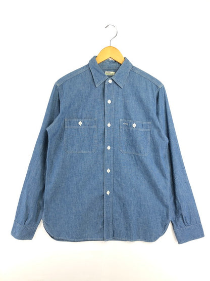 【中古品】【メンズ】 WAREHOUSE ウエアハウス DUCK DIGGER L/S CHAMBRAY WORK SHIRT シャンブレー ワークシャツ 長袖シャツ 145-260912-na-11-tagh サイズ：40 カラー：インディゴ 万代Net店