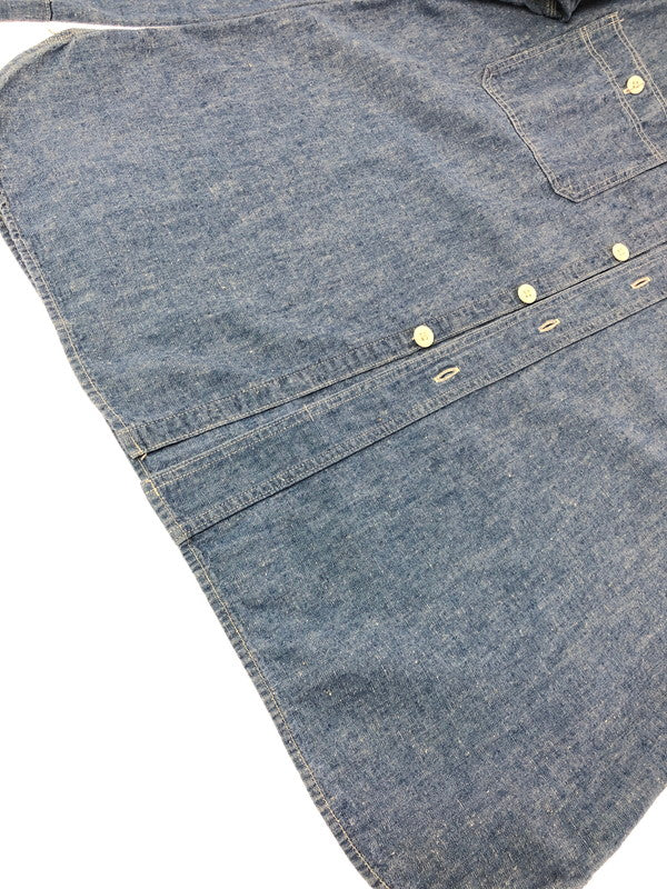 【中古品】【メンズ】 WAREHOUSE ウエアハウス DUCK DIGGER L/S CHAMBRAY WORK SHIRT シャンブレー ワークシャツ 長袖シャツ 145-260912-na-11-tagh サイズ：40 カラー：インディゴ 万代Net店