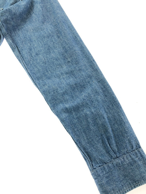 【中古品】【メンズ】 WAREHOUSE ウエアハウス DUCK DIGGER L/S CHAMBRAY WORK SHIRT シャンブレー ワークシャツ 長袖シャツ 145-260912-na-11-tagh サイズ：40 カラー：インディゴ 万代Net店