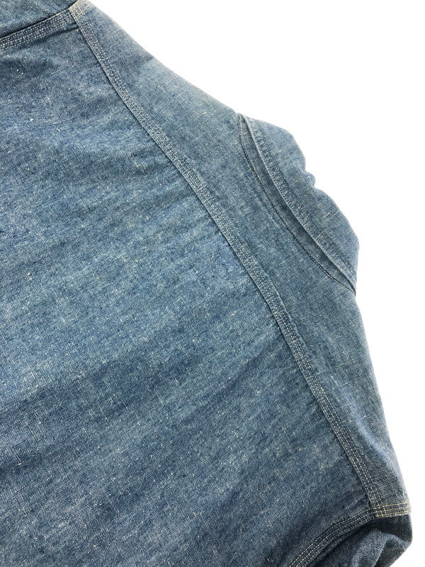 【中古品】【メンズ】 WAREHOUSE ウエアハウス DUCK DIGGER L/S CHAMBRAY WORK SHIRT シャンブレー ワークシャツ 長袖シャツ 145-260912-na-11-tagh サイズ：40 カラー：インディゴ 万代Net店