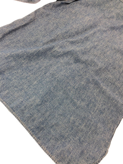 【中古品】【メンズ】 WAREHOUSE ウエアハウス DUCK DIGGER L/S CHAMBRAY WORK SHIRT シャンブレー ワークシャツ 長袖シャツ 145-260912-na-11-tagh サイズ：40 カラー：インディゴ 万代Net店