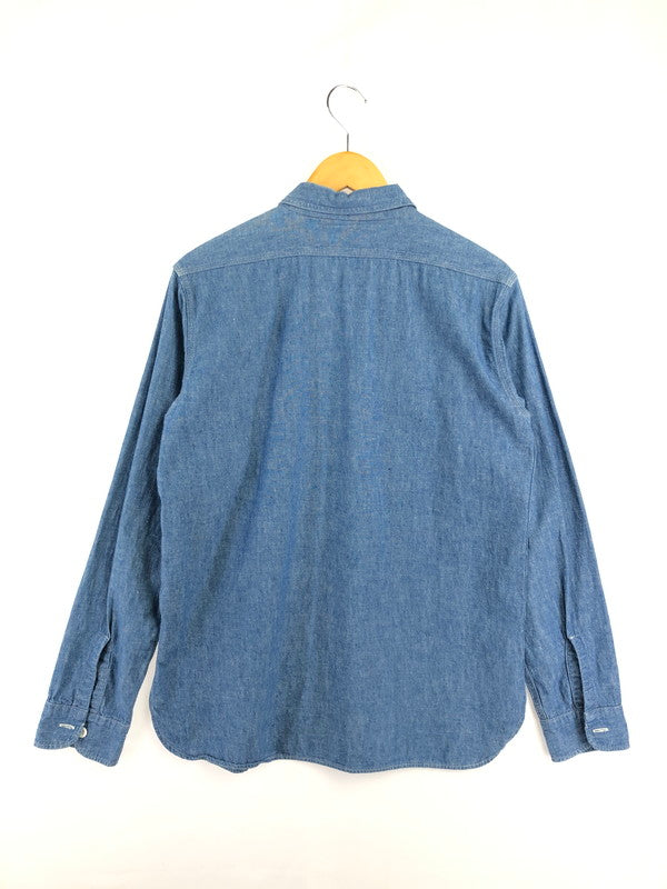 【中古品】【メンズ】 WAREHOUSE ウエアハウス DUCK DIGGER L/S CHAMBRAY WORK SHIRT シャンブレー ワークシャツ 長袖シャツ 145-260912-na-11-tagh サイズ：40 カラー：インディゴ 万代Net店