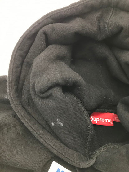 【中古品】【メンズ】 SUPREME シュプリーム 21SS SHINE HOODED SWEATSHIRT シャイン フーデッド スウェットシャツ パーカー 149-260914-na-06-tagh サイズ：M カラー：ブラック 万代Net店